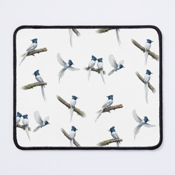 Item preview, Asian Paradise Flycatcher Blue Headed Bird Set Wildlife Aesthetic designed and sold by Rehnair.