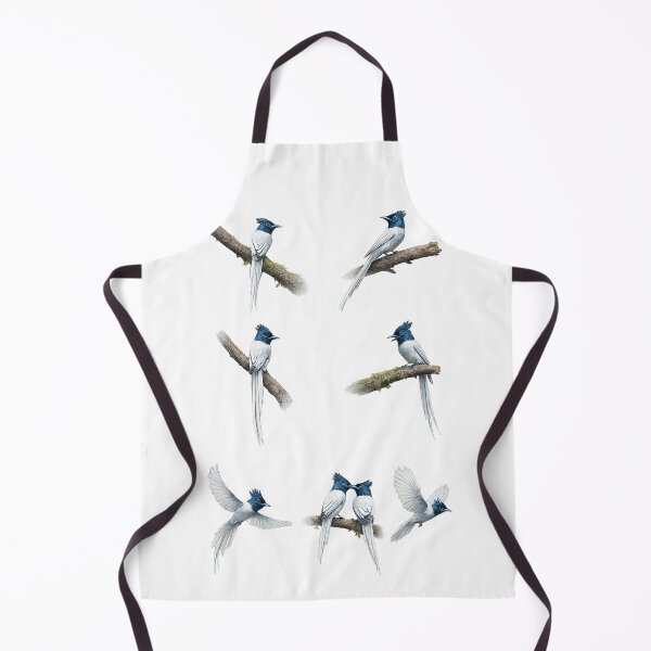 Item preview, Asian Paradise Flycatcher Blue Headed Bird Set Wildlife Aesthetic designed and sold by Rehnair.