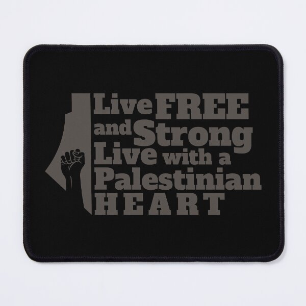 Item preview, Live Free and Strong Live with a Palestinian Heart designed and sold by Hurriyyatee.