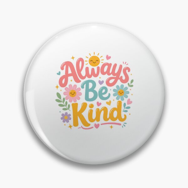 Item preview, Always Be Kind Inspirational Quote Positive Message designed and sold by RetroMini2026.