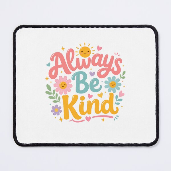 Item preview, Always Be Kind Inspirational Quote Positive Message designed and sold by RetroMini2026.