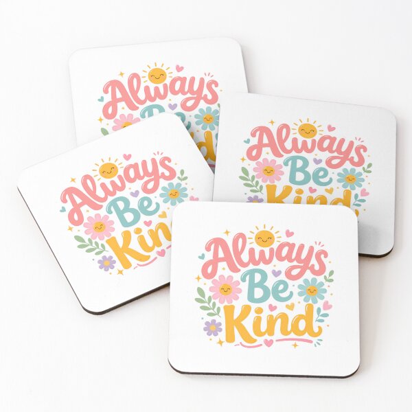 Item preview, Always Be Kind Inspirational Quote Positive Message designed and sold by RetroMini2026.