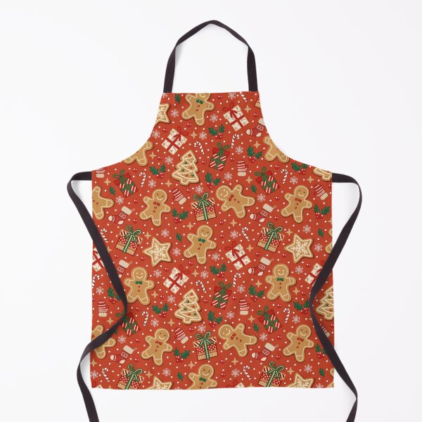 Item preview, Cute Christmas Gingerbread Cookies & Holiday Gifts Seamless Pattern designed and sold by romyca creation_22.