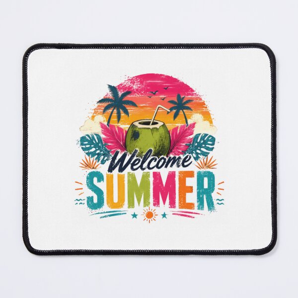 Item preview, Welcome Summer Tropical Vacation Beach Holiday Paradise designed and sold by RetroMini2026.