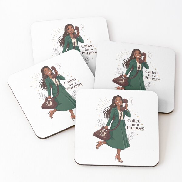 Item preview, Called for A Purpose - Black Woman With Green Skirt designed and sold by Amanio.