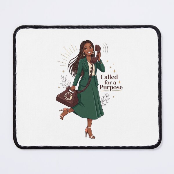 Item preview, Called for A Purpose - Black Woman With Green Skirt designed and sold by Amanio.