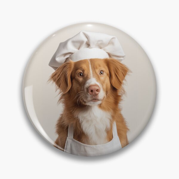 Item preview, Nova Scotia Duck Tolling Retriever Chef Dog Funny Cooking Apron Hat designed and sold by LazyOwlStore.