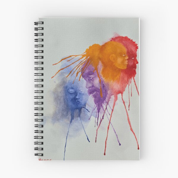 Item preview, Traces of Life – Abstract Watercolor Portrait designed and sold by MAVALFI.