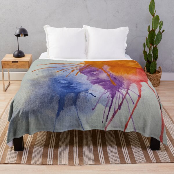 Item preview, Traces of Life – Abstract Watercolor Portrait designed and sold by MAVALFI.