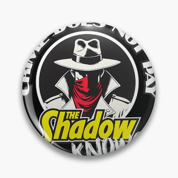 Item preview, Crime Does Not Pay - The Shadow Knows designed and sold by kawaii kid.