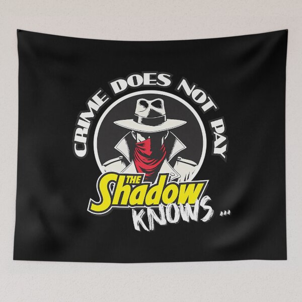 Item preview, Crime Does Not Pay - The Shadow Knows designed and sold by kawaii kid.