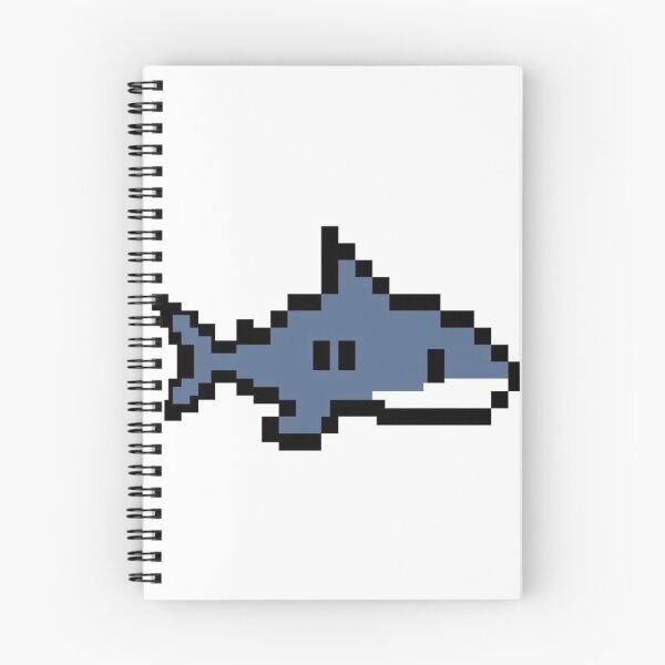 Item preview, Pixel Art Shark 8-Bit Retro Design designed and sold by The-SilentPlace.