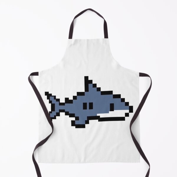 Item preview, Pixel Art Shark 8-Bit Retro Design designed and sold by The-SilentPlace.