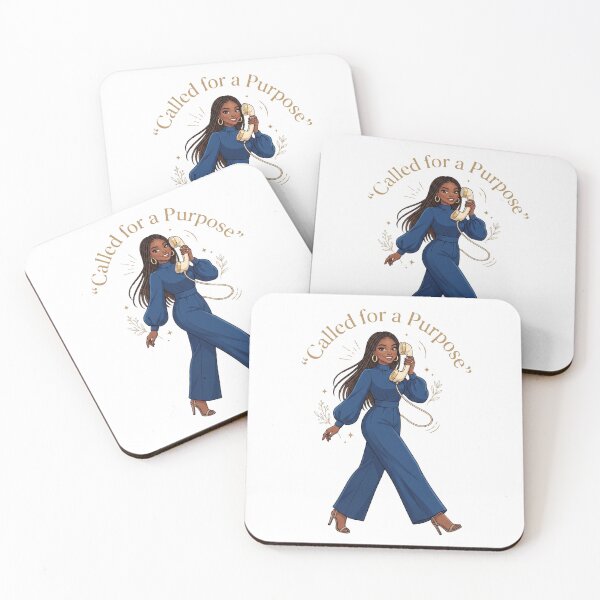 Item preview, Called for A Purpose - Black Woman With Blue Jumpsuit designed and sold by Amanio.