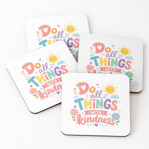 Item preview, Do All Things With Kindness Inspirational Kindness Positive Message designed and sold by RetroMini2026.
