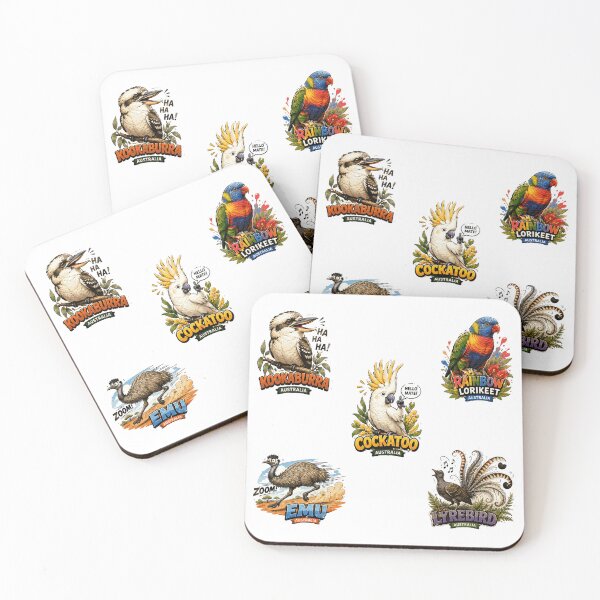 Item preview, Native Australian Birds Stickers Pack designed and sold by erkinmaddison.