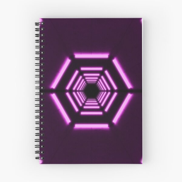 Item preview, Hexagonal Tunnel & Magenta Neon Lights designed and sold by Electric Shock!! Design.