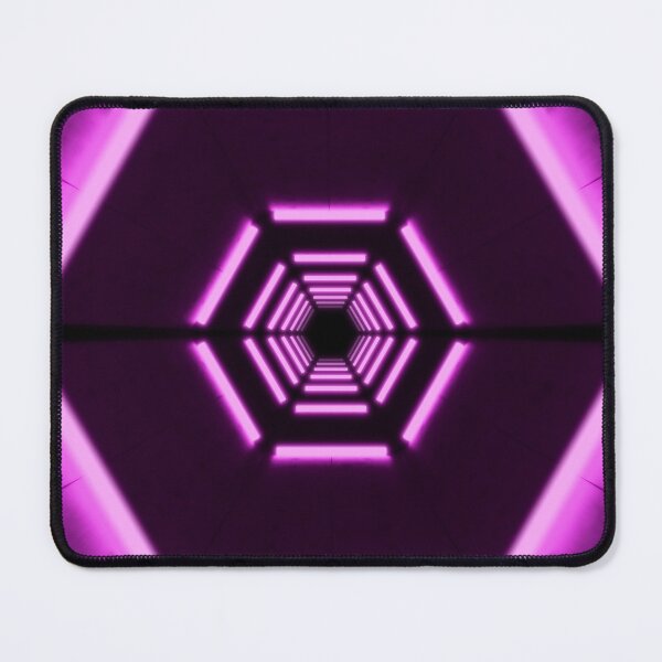 Item preview, Hexagonal Tunnel & Magenta Neon Lights designed and sold by Electric Shock!! Design.