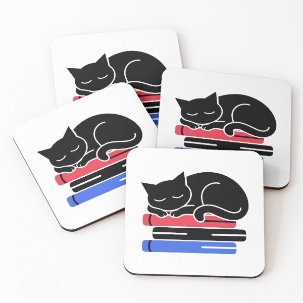 Item preview, Spooky Black Cat And Open Book Halloween Reading Gift designed and sold by Charonde.