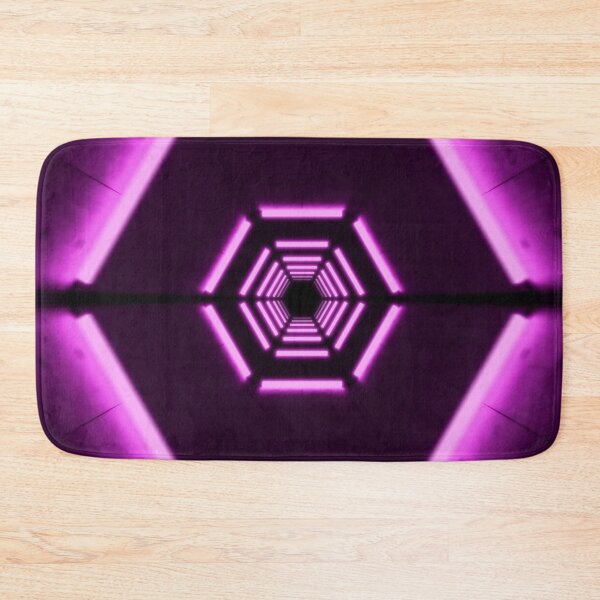 Item preview, Hexagonal Tunnel & Magenta Neon Lights designed and sold by Electric Shock!! Design.