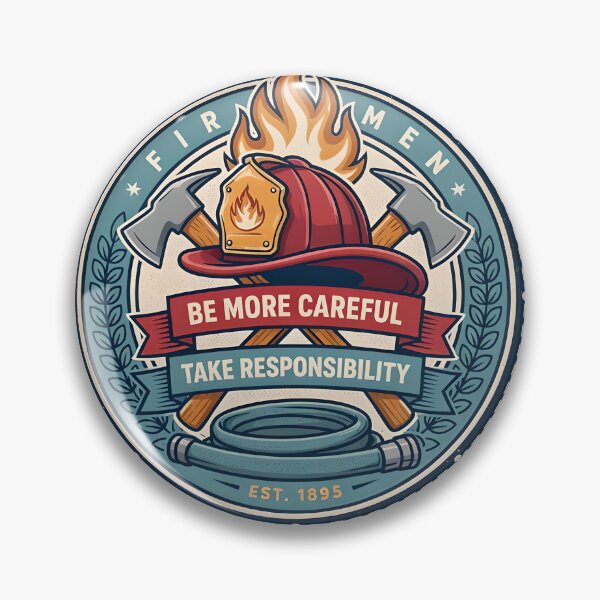 Item preview, Be more careful, take responsibility - Homage to firemen designed and sold by ParadoxParadox.
