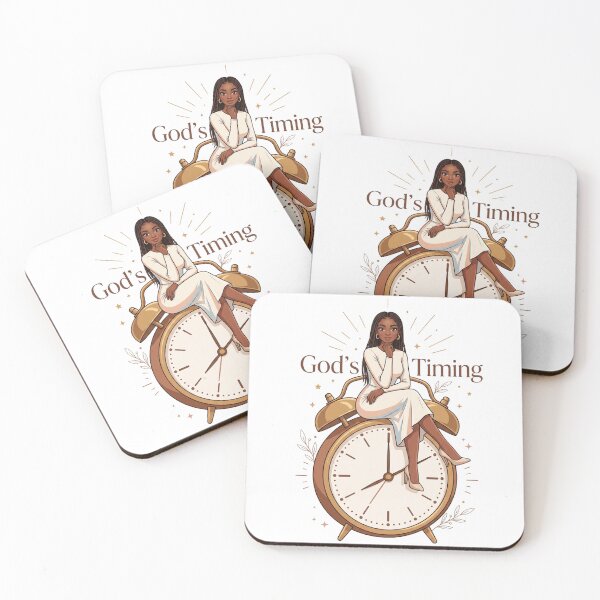 Item preview, God's Timing - Black Woman With Dress designed and sold by Amanio.