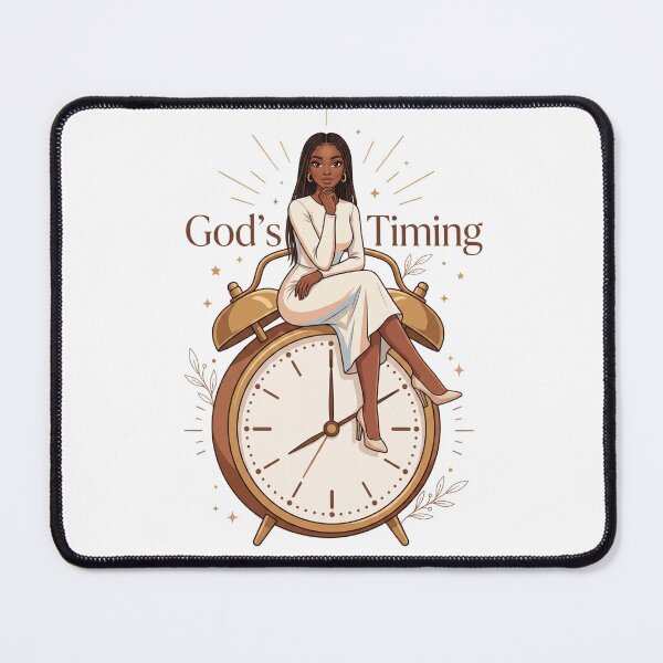 Item preview, God's Timing - Black Woman With Dress designed and sold by Amanio.