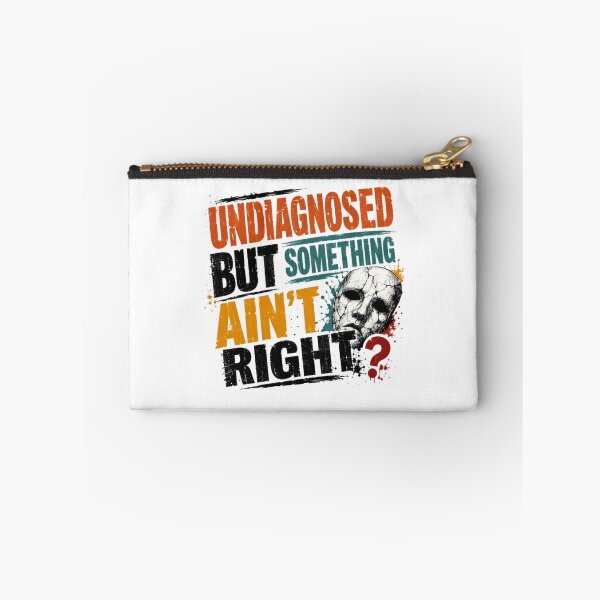 Item preview, Undiagnosed But Something Ain't Right? Mental Health Anxiety Depression Struggle designed and sold by RetroMini2026.