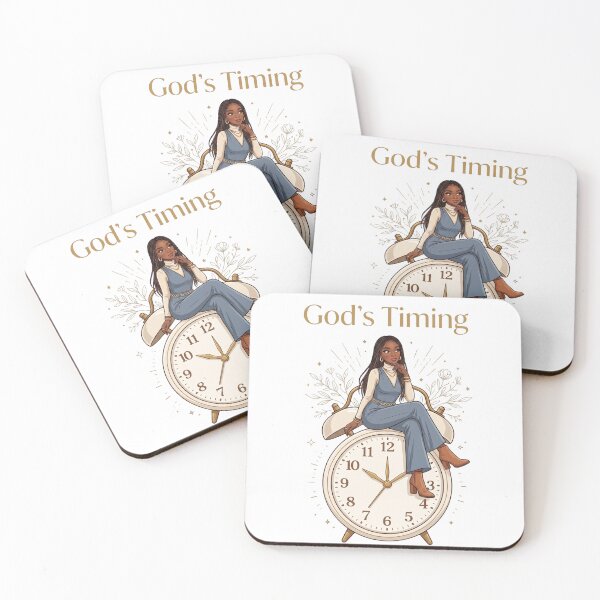 Item preview, God's Timing - Black Woman With Jumpsuit designed and sold by Amanio.