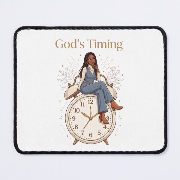 Item preview, God's Timing - Black Woman With Jumpsuit designed and sold by Amanio.