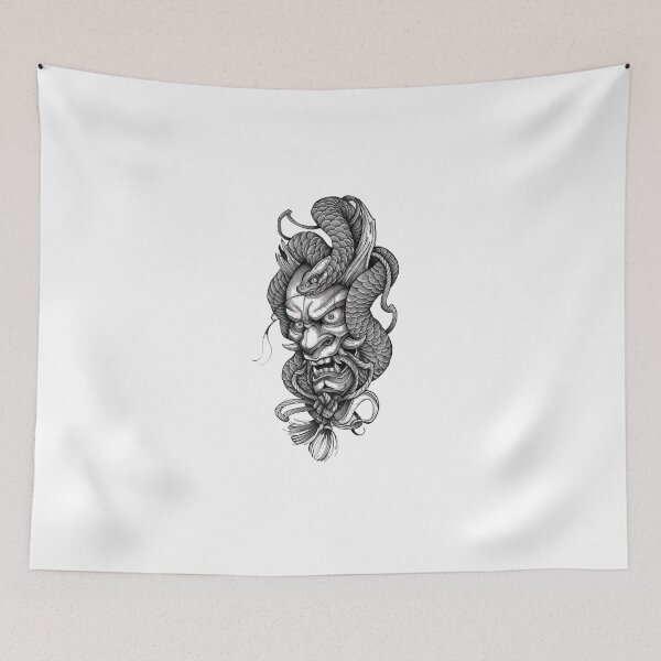 Item preview, Hannya Mask Serpent designed and sold by Mystic & Celestial Art.