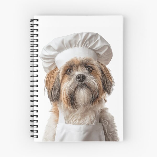Item preview, Lhasa Apso Chef Dog Funny Cooking Apron Hat Cute Pet Portrait designed and sold by LazyOwlStore.