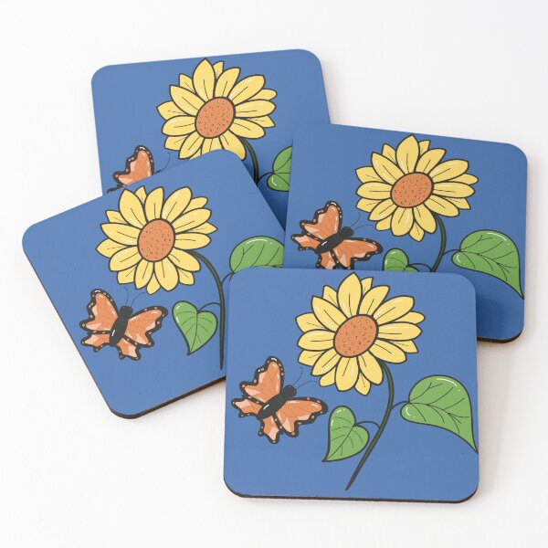 Item preview, Sunflowers and Butterflies  designed and sold by LifeTU.