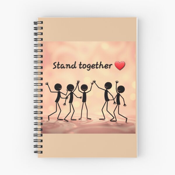 Item preview, Standing together illustration  designed and sold by Fayes4Art.