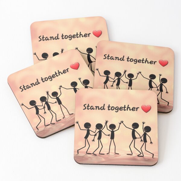 Item preview, Standing together illustration  designed and sold by Fayes4Art.