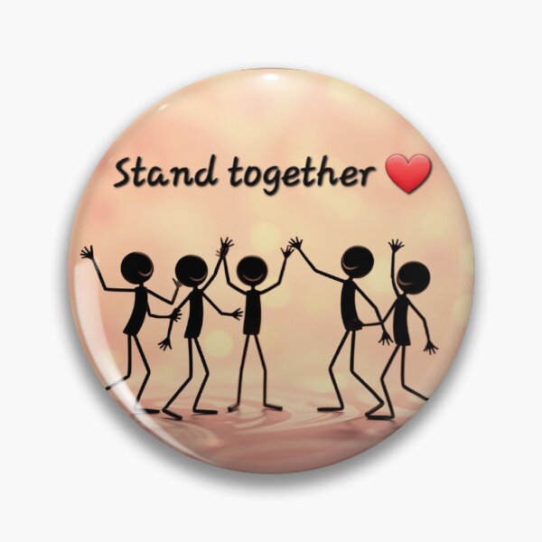 Item preview, Standing together illustration  designed and sold by Fayes4Art.
