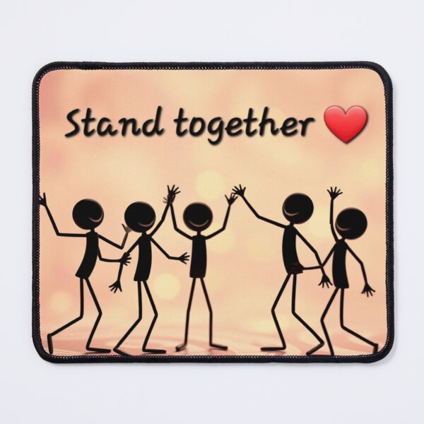 Item preview, Standing together illustration designed and sold by Fayes4Art.