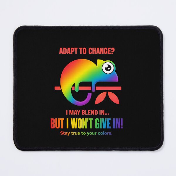Item preview, Adapt to Change? | Authenticity Chameleon – Rainbow Edition designed and sold by kjson1.