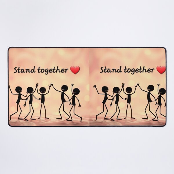 Item preview, Standing together illustration designed and sold by Fayes4Art.
