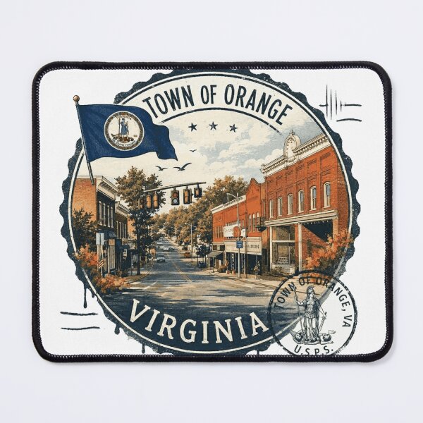 Item preview, Town Of Orange Virginia designed and sold by erkinmaddison.
