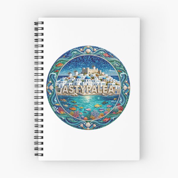 Item preview, Astypalea Island Mosaic Travel Sticker Summer Souvenir designed and sold by Imaginarium of Chaos falcon88 .