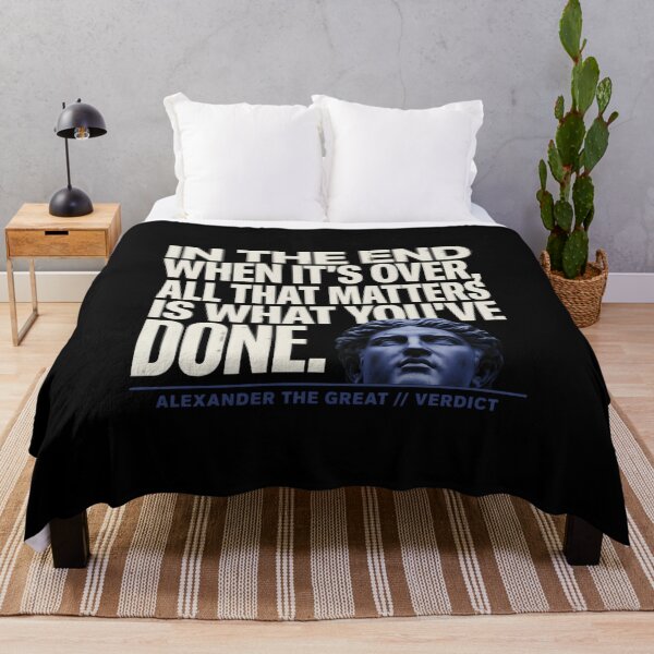 Item preview, When It's Over All That Matters Is What You've Done - Alexander The Great designed and sold by Enea Kelo.