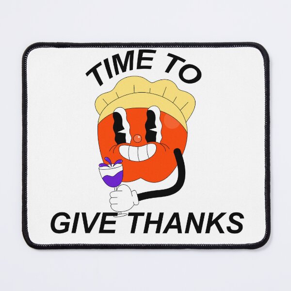 Item preview, 'TIME TO GIVE THANKS' Retro Chef Tomato Wine Vintage Cartoon designed and sold by manojbalan1968.