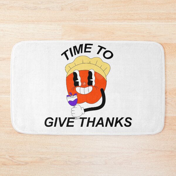 Item preview, 'TIME TO GIVE THANKS' Retro Chef Tomato Wine Vintage Cartoon designed and sold by manojbalan1968.