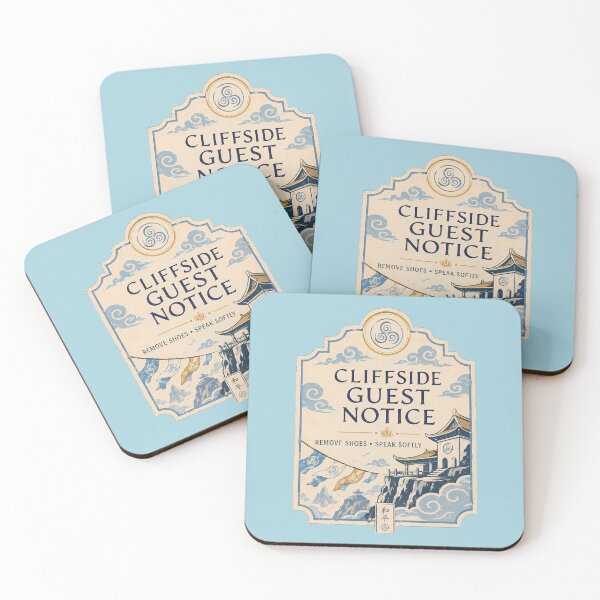 Item preview, Air Temple Cliffside Guest Notice designed and sold by agearb.