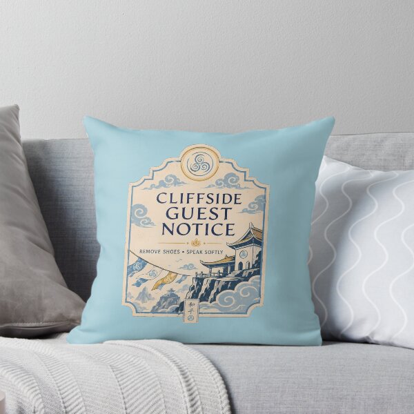 Item preview, Air Temple Cliffside Guest Notice designed and sold by agearb.
