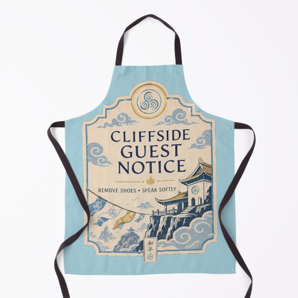 Item preview, Air Temple Cliffside Guest Notice designed and sold by agearb.