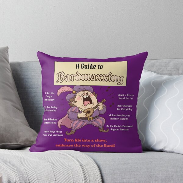 Item preview, A Guide to Bardmaxxing (Dark Edition) - DND RPG Meme designed and sold by Dice_Goblin_Studio.