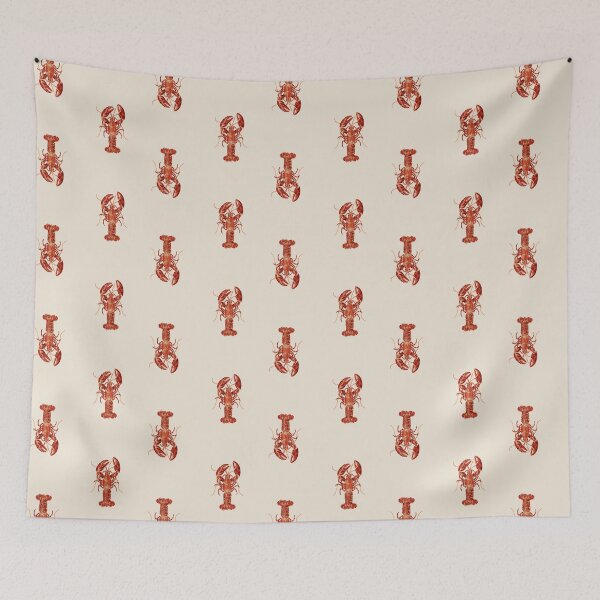 Item preview, Red Lobster seamless repeat pattern designed and sold by Onlineshoppingstoremumbai.