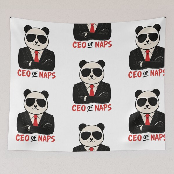 Item preview, Funny Panda CEO of Naps – Lazy Panda Boss gift  designed and sold by Bright08.